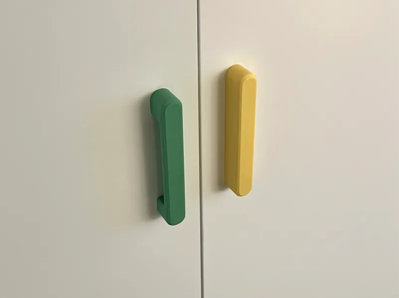 Minimalistic 128 mm cabinet handle
