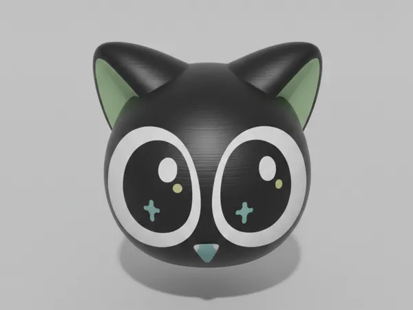 Figurine du chat Luo Xiaohei