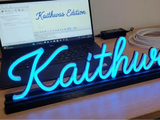 Ultimate Custom Neon Sign Generator (Parametric)