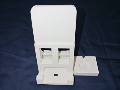 0.2mm phone and earbud charging stand single color
