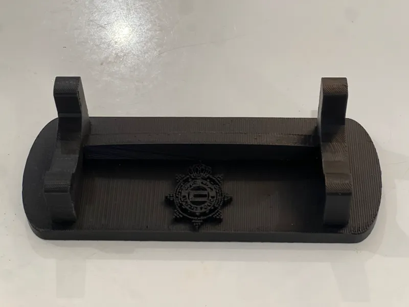 Kuwait police stick stand