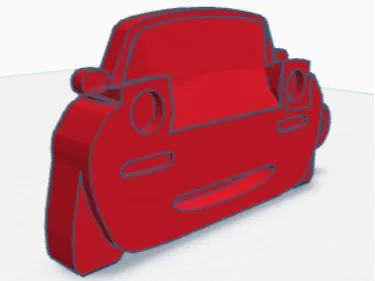 Mazda Miata Keychain