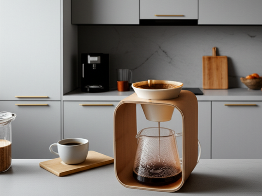 Porta café com filtro