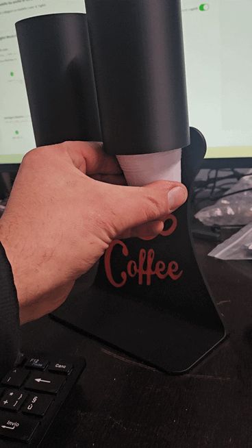 small coffee cup holder