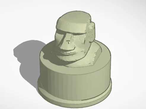 Ender 3 V3 SE Moai button/knob
