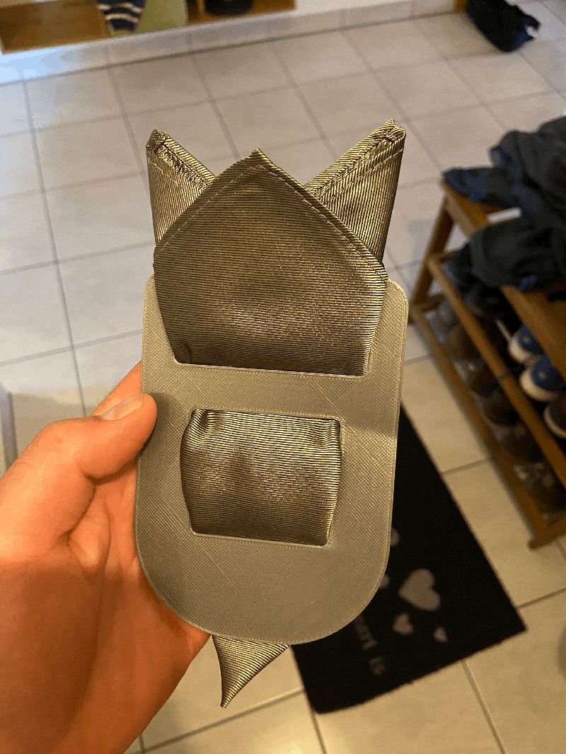 pocket square holder