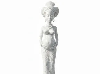 African Woman Pregnant