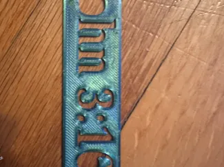 Book mark John 3:16