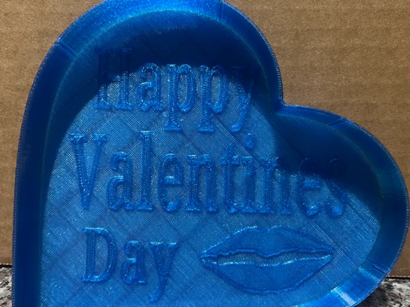 Happy Valentines Day Candy Dish