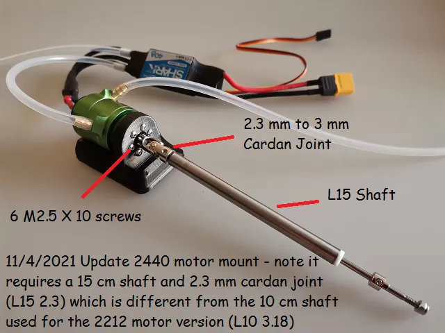 Pump Jet (32mm 2212/2216/2217/2440 Motor) - Free 3D Print Model ...