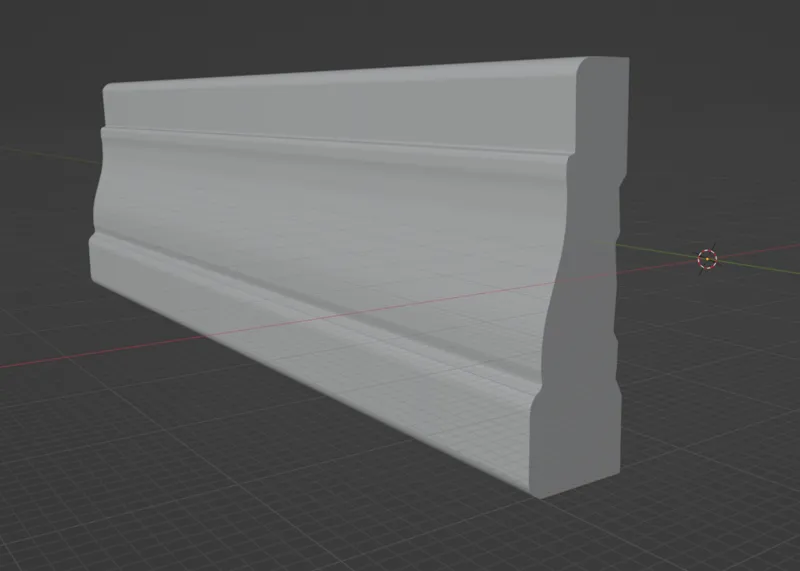 Colonial Style Door Case Moulding 11/16" x 2-1/4"