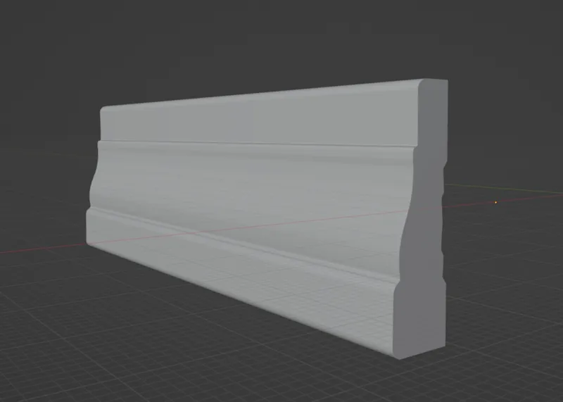 Colonial Style Door Case Moulding 11/16" x 2-1/2"