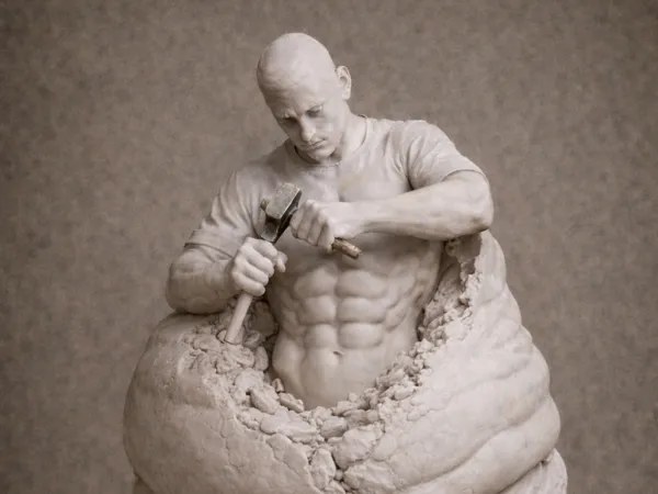 Trophée bodybuilder
