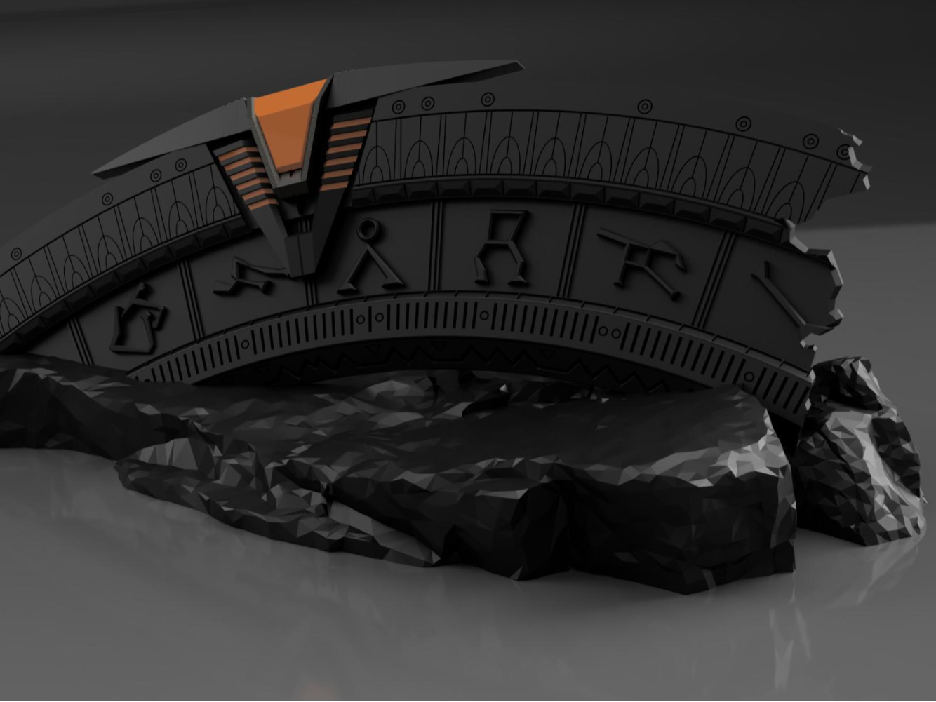 Karlz Old Piece Of StarGate in stone