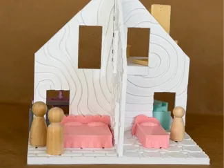 Dollhouse bed