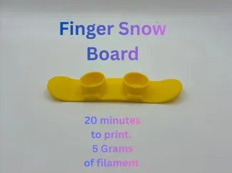 Finger Snow Board 