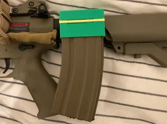 Airsoft M4 Stock Mag Holder