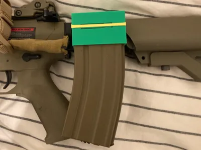 Airsoft M4 Stock Mag Holder