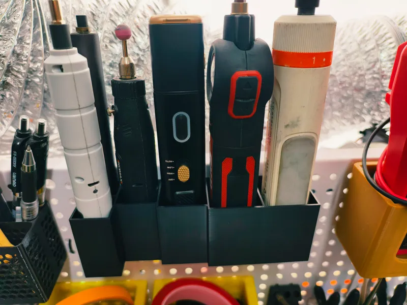 六合一电动螺丝刀、打磨器、超声波刀洞洞板挂架（适用于中心孔距16mm，孔径6mm圆孔洞洞板）