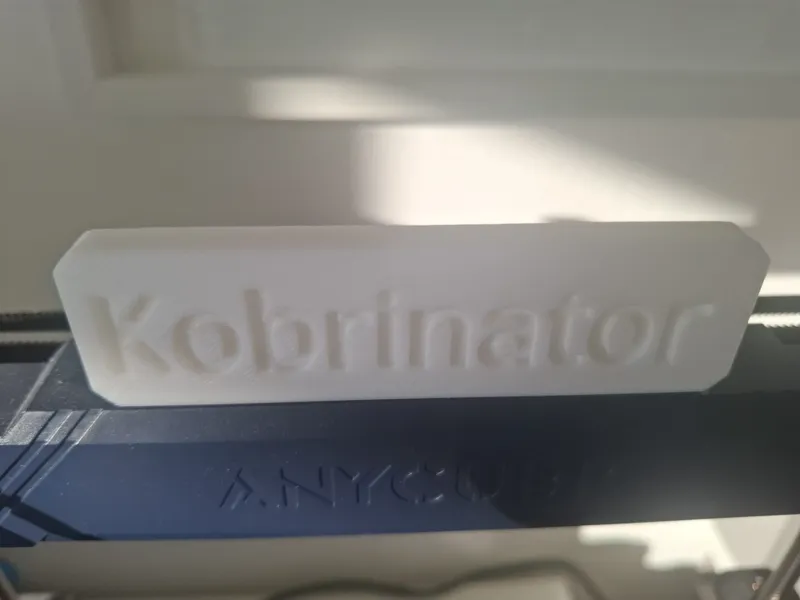 Kobrinator Schild