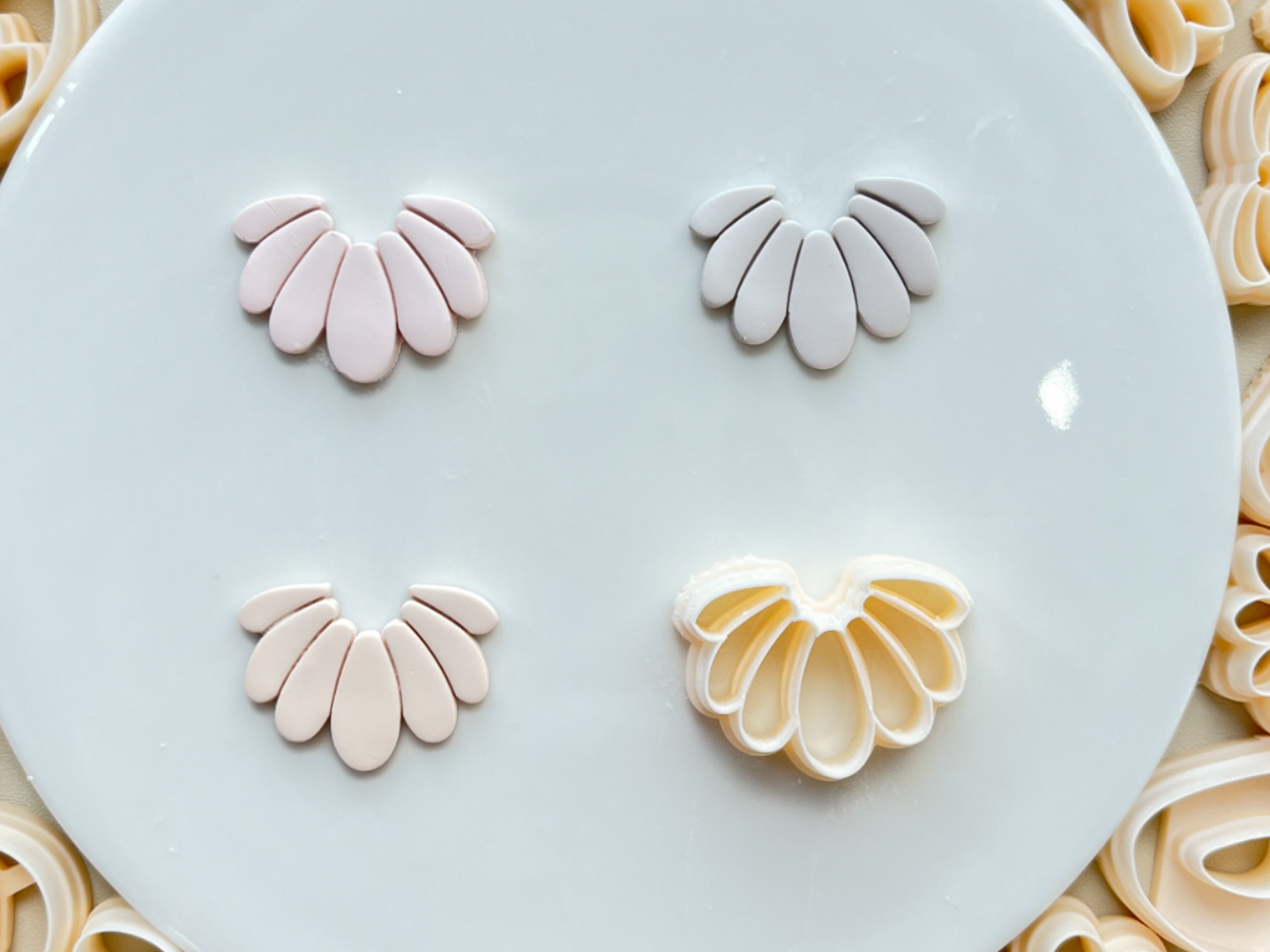 Petal Wing polymer clay cutters Jewelry-making 