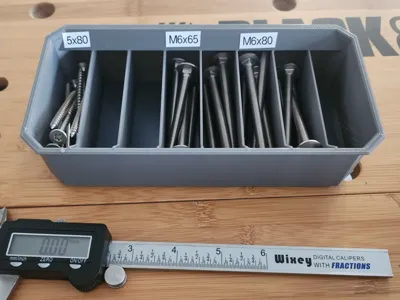 6x1 ice cube tray - Packout low profile organizer