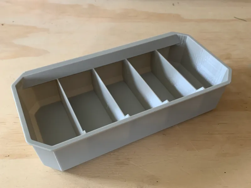 5x1 ice cube tray - Packout low profile organizer