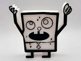 DoodleBob Pen Holder (4x multiple)