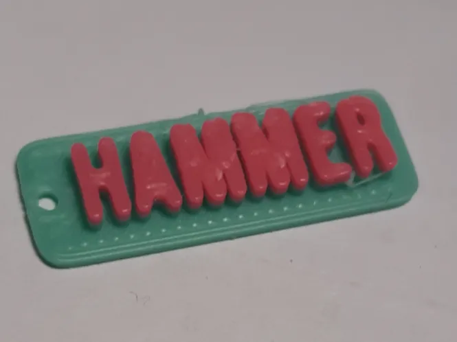 Hammer keychain
