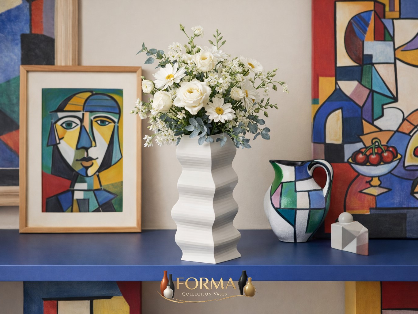 FORMA Collection Vases | Sculptural Wave Vase