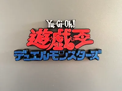 Yu-Gi-Oh! logo refrigerator magnet