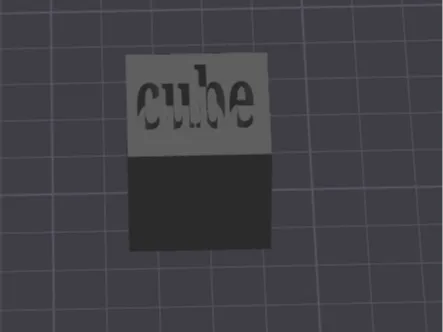 this is a cube