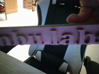 multi couler keyring that says bambulabs