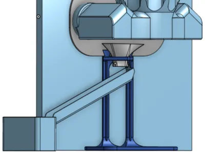 Poopchute v2 – Improved Funnel and Mounting System