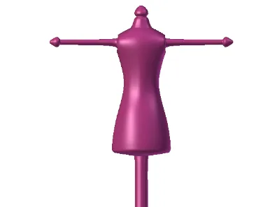 Jewelry Mannequin Display Stand For Necklaces