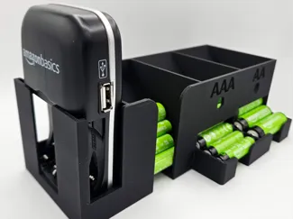 Amazon Basics Battery Organizer