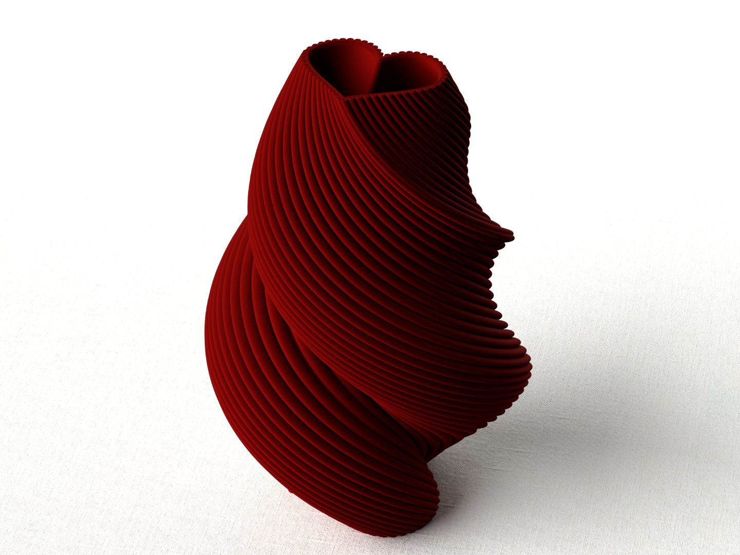 Vlentine's day vase