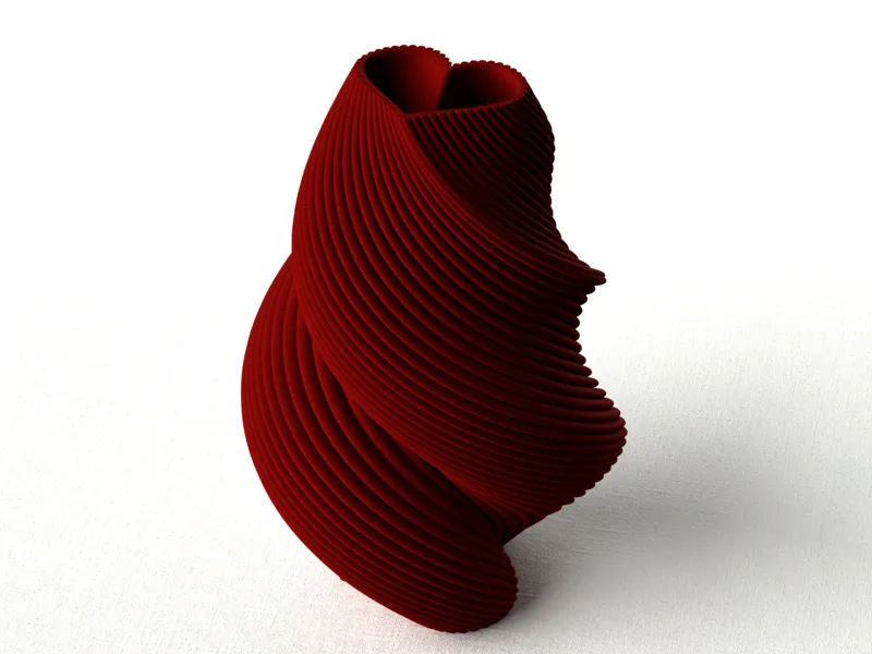 Vlentine's day vase