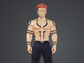 3D Sukuna Action Figure