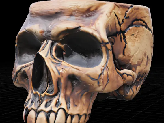 skull container - Free 3D Print Model - MakerWorld