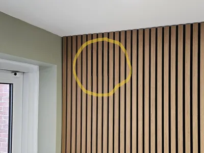Acoustic Panel Hidden Vents