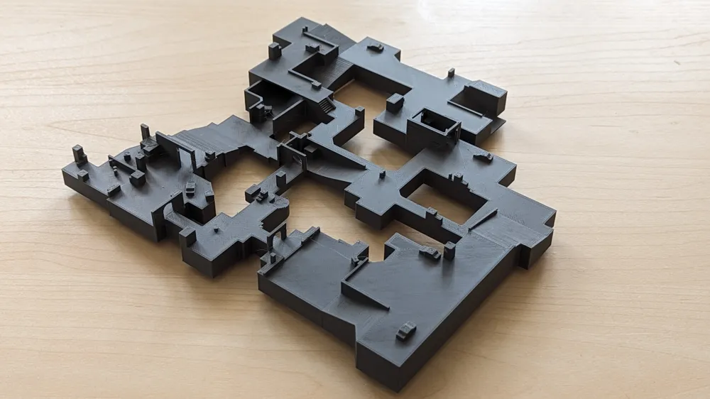 CS:GO/CS2 Dust 2 Wall Art Map (de_dust2) - Free 3D Print Model - MakerWorld