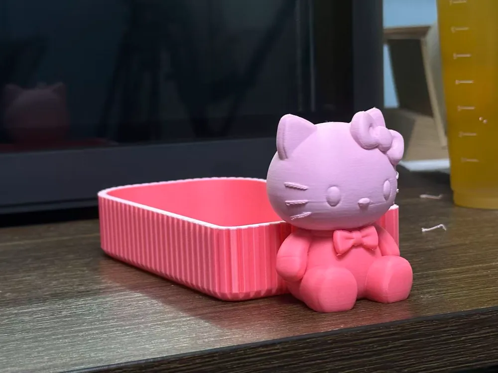 Hello Kitty tray, small box, storage box - Free 3D Print Model - MakerWorld