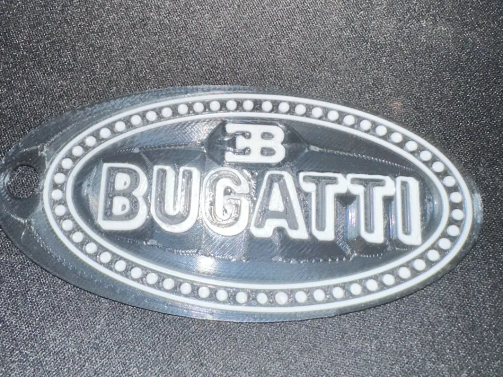 Bugatti keychain - Free 3D Print Model - MakerWorld