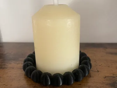 Candle Plate Bubble