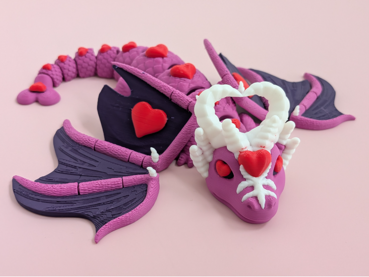 Elder Valentine Dragon - Articulated Dragon Figure