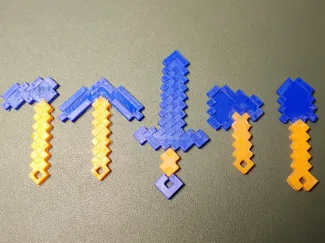 Minecraft Keychains (without AMS!!)