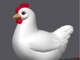 white hen