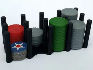 Axis and Allies/Board Game chip holder