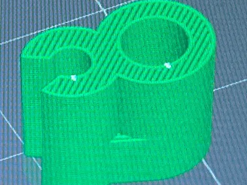4mm Glowstick clip-on holder 